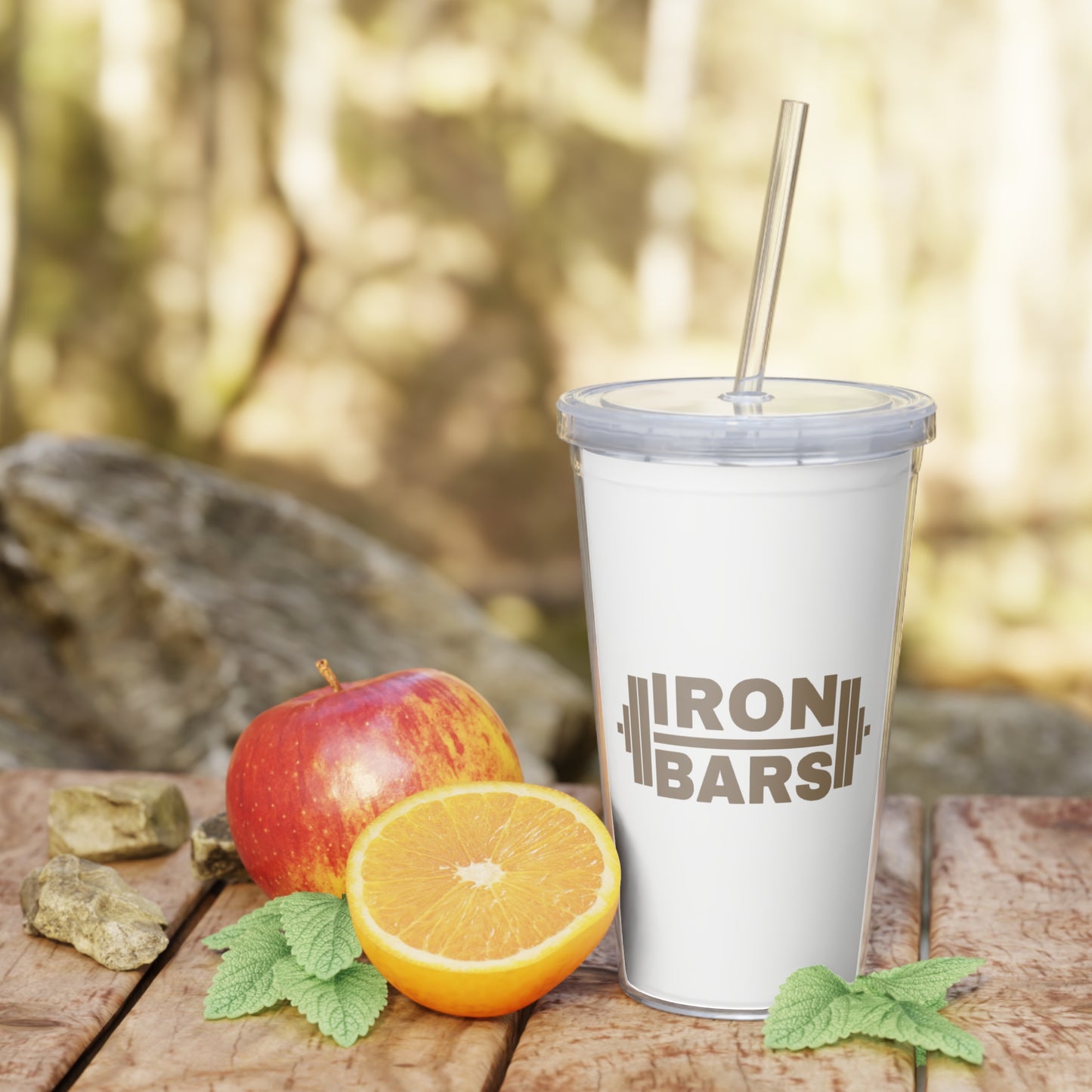 Iron Bars Tumbler n' Straw